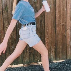 Levi high waisted shorts!